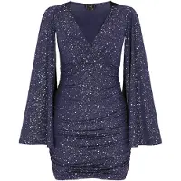Faina Vestido de cocktail navy / branco