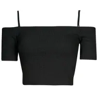 GUESS Tops / Blusas SS FRANCE TOP mulheres - Preto - EU M