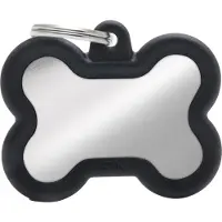 My Family Hushtag Medalha Para Animal De Estimação Em Forma De Osso