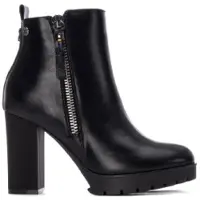 Refresh para mulher. 17292901-NEGRO Botins 172929 preto (37), mais que 10cm, Zíper, Casual