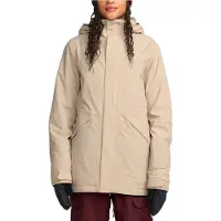 Volcom - Casacos ski mulher - Shelter 20K 3D Stretch Jacket W Oatmeal para Mulher - Tamanho M