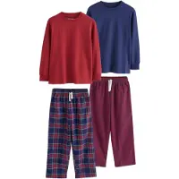 Next Pijama camurça / navy / vermelho