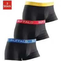Buffalo Cueca azul céu / amarelo / vermelho claro / preto