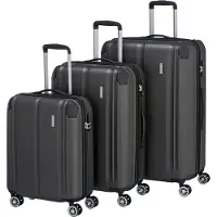 Travelite Mala Com Rodinhas City 4w Lexpandable/mexpandable/s
