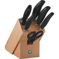 Zwilling J.A. Henckels 1001277 Five Star bloco de facas, conjunto de 7 peças