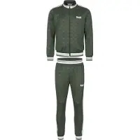 Lonsdale Fato de treino 'Ashwell' oliveira / verde escuro / branco