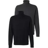 Jack & Jones Pullover 'JJEBASIC' acinzentado / preto