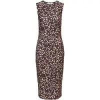 LASCANA Vestido bege / vermelho vinho / preto
