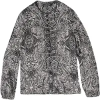 KOROSHI Blusa cinzento / preto