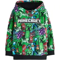 Next Sweatshirt 'Minecraft' azul / verde / roxo / preto