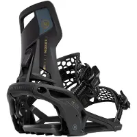Nidecker - Fixações snowboard - Supermatic OG Black para Unissexo - Nylon - Tamanho S - Preto