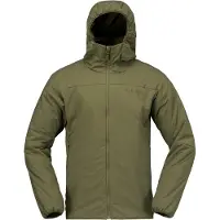 Norrøna - Vestuário caminhada - Femund Thermo60 Zip Hood M Olive Night para Homem - Tamanho L - Caqui