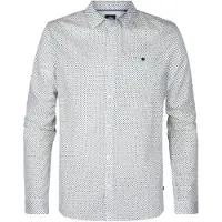 Petrol Industries Camisa navy / verde / branco