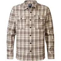 Petrol Industries Camisa 'Beaufort' areia / navy / castanho