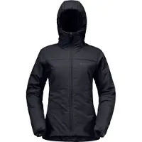 Norrøna - Vestuário caminhada mulher - Femund Thermo60 Zip Hood W Caviar Black para Mulher - Tamanho S - Preto