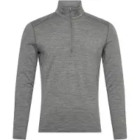 Icebreaker - Primeiras camadas - M Merino 200 Oasis LS Half Zip Gritstone Heather para Homem - Tamanho L - Cinzento