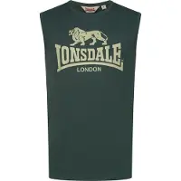 Lonsdale Camisa 'Clopton' cana / verde escuro