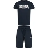 Lonsdale Fato de jogging navy / branco