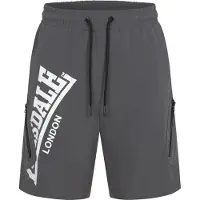 Lonsdale Calças de desporto 'Alresford' cinzento escuro / branco
