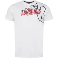 Lonsdale Camisa 'Walkley' vermelho / preto / branco