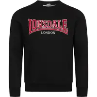 Lonsdale Sweatshirt 'Berger LP181' vermelho / preto / branco