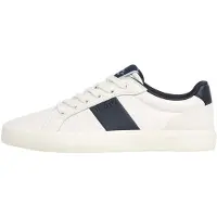 Hackett London para homem. HMS200044 Blake Heritage Leather Sneakers branco (41), Couro, Plano, Cordão, Casual