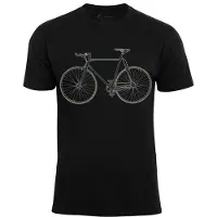 Cotton Prime Camisa 'Bike - Fahrrad' castanho / verde escuro / preto / branco