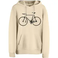 Cotton Prime Sweatshirt 'Bike - Fahrrad' areia / preto