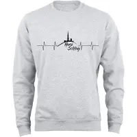 Cotton Prime Sweatshirt 'Harzschlag' cinzento / preto