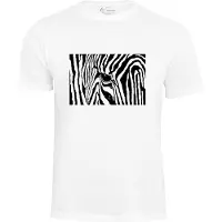 Cotton Prime Camisa 'Black & White Zebra Eye' preto / branco