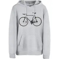 Cotton Prime Sweatshirt 'Bike - Fahrrad' acinzentado / preto