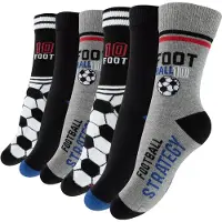 Cotton Prime Meias 'Fußball' cinzento / vermelho sangue / preto / branco
