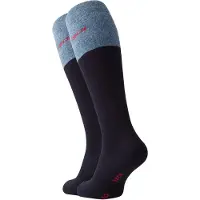 Cotton Prime Meias pelo joelho safira / vermelho / preto