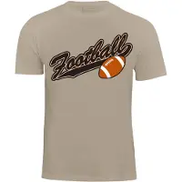 Cotton Prime Camisa 'American Football' areia / laranja / preto / branco