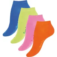 Cotton Prime Meias azul / limão / laranja / rosa