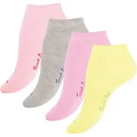 Cotton Prime Meias 'Sport Line' amarelo / cinzento / rosa / cor-de-rosa