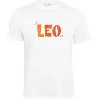 Cotton Prime Camisa 'Löwe' laranja / branco
