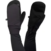 Norrøna - Vestuário ski travessia - Lyngen Thermo60 Mittens Caviar Black para Unissexo - Tamanho M - Preto