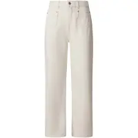 Pepe Jeans para mulher. PL2050877 Calça Straight UHW Lexa bege (29/30), Casual, Algodão