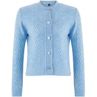 Trendyol Casaco de malha azul claro