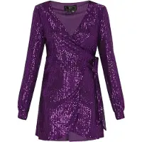 Faina Vestido de cocktail púrpura