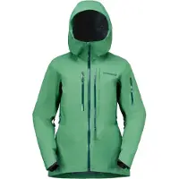 Norrøna - Casacos ski mulher - Lofoten Gore-Tex Pro Jacket W Dark Ivy para Mulher - Tamanho XS - Verde