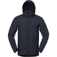 Norrøna - Casacos ski - Lofoten Flex1 Jacket M Caviar Black para Homem - Softshell - Tamanho S - Preto