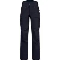 Norrøna - Calças ski mulher - Lofoten Gore-Tex Pro Pants W Caviar Black para Mulher - Tamanho XS - Preto