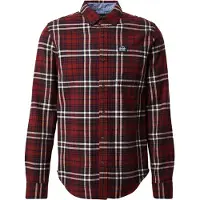 Superdry para homem. M4011047A Camisa Cotton Lumberjack vermelha (L), Vermelho, Casual, Algodão, Manga comprida