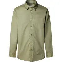 Pepe Jeans para homem. PM3090843 Camisa verde Charly (XL), Azul, Casual, Algodão, Manga comprida