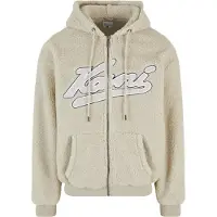 Karl kani Casaco em moletão 'Varsity' ecru / navy