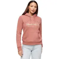 Superdry Moletom Com Capuz Luxe Metallic Logo