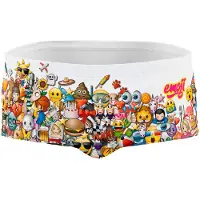 Otso Calção De Banho Boxer Emoji Big Wave