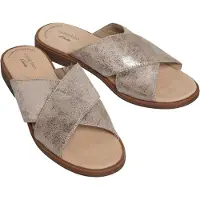 Clarks Chinelos DECLAN IVY mulheres - Prata - 37